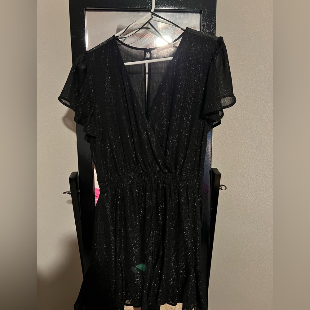 Miami little black dress with shimmer. Perfect for a night out. Worn once!